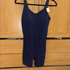 NWT offline Arie Navy Blue Sleeveless romper